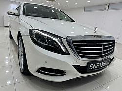 Mercedes Benz S400L R19 LED 2015 Rear Entertainment White